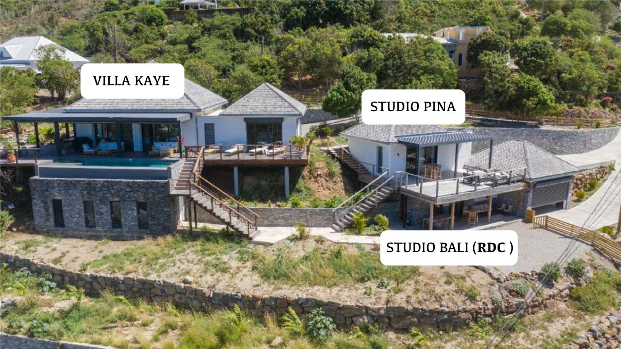Domaine De Sweet Hill - 4 Villas Et 2 Studios Salines ภายนอก รูปภาพ